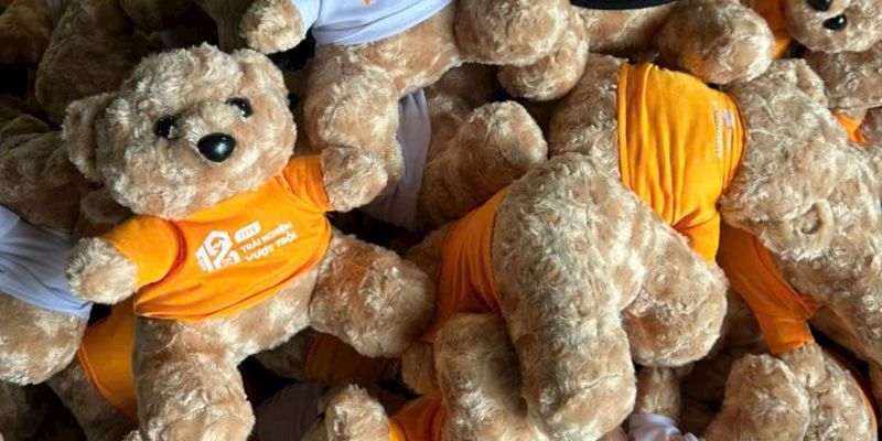 Gấu Teddy đẹp và ấm áp trong ngày lễ Noel